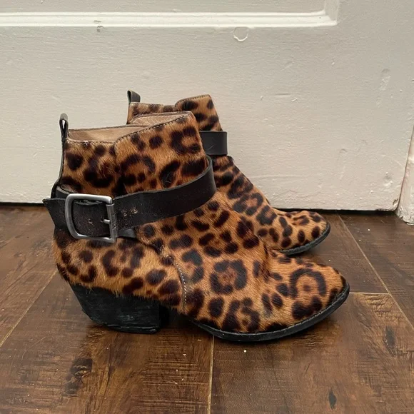 Vivienne Westwood Anglomania leopard skin calf skin ankle boots Size EU 36 US 6 - Picture 5 of 9